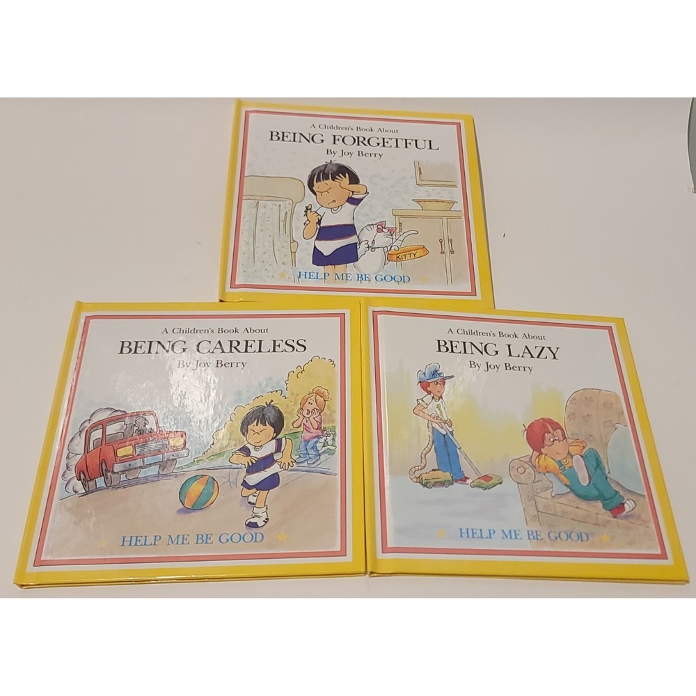 VTG A Children's Book About - Help Me Be Good Lot Of 3